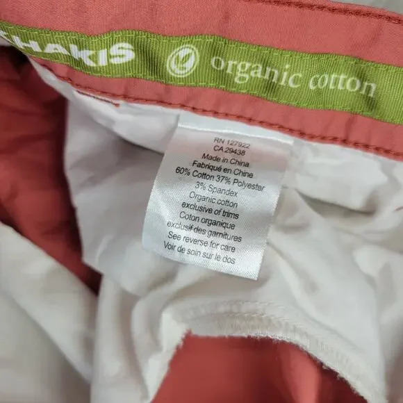 Mountain Khakis Shorts Mens Sz 44 x 10 Red Cotton Blend Chino Big & Tall Preppy - Picture 5 of 8